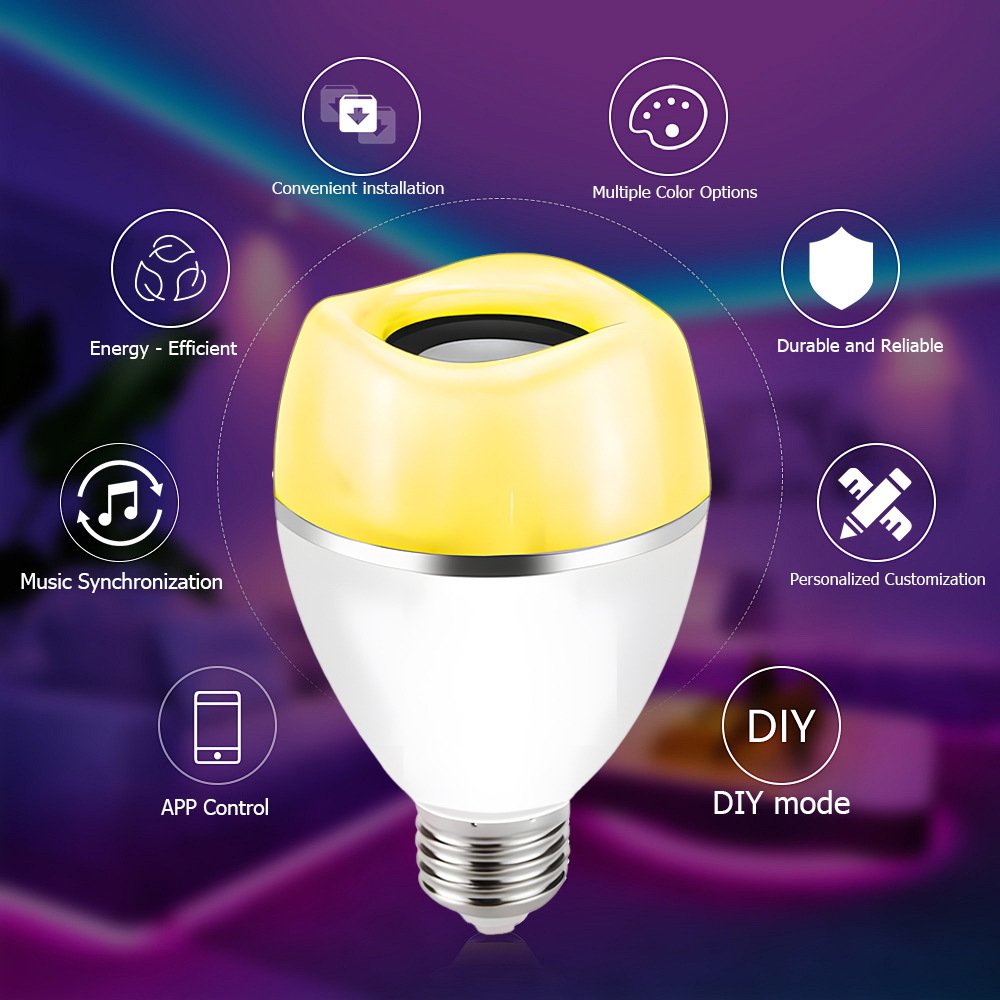 Bluetooth Music LED Light Strip with Remote — App-Controlled Speaker & RGB Wall Light — product image 4