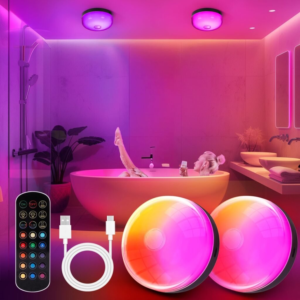 High-Capacity Magnetic Corn Bulb with Remote — Dimming, Colour Change, Long Runtime — product image 1