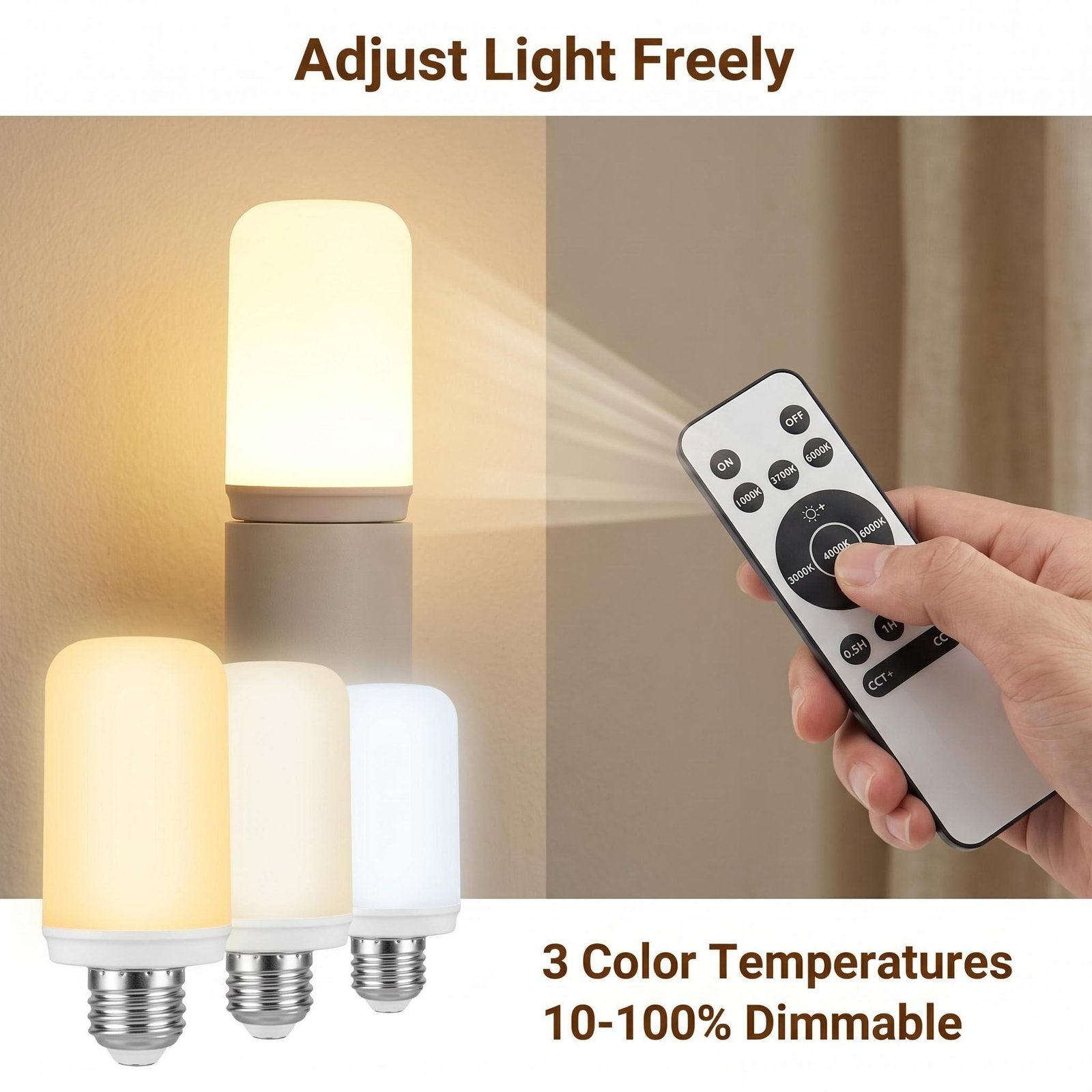 Remote Control Magnetic Corn LED Bulb — 360° High Brightness, 3 Colour Temperatures — product image 3