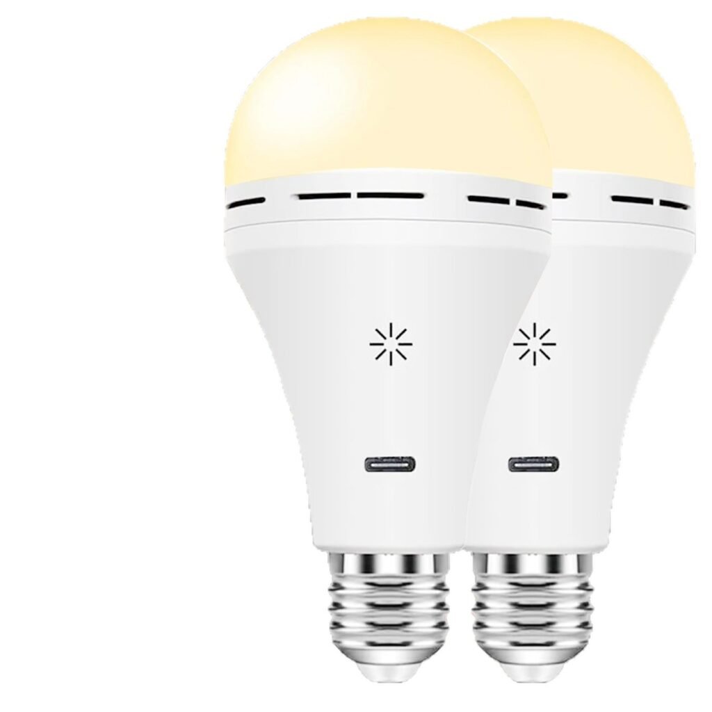 Type-C Rechargeable A70 Bulb Emergency Light — Touch & Remote Portable Night Light — product image 5
