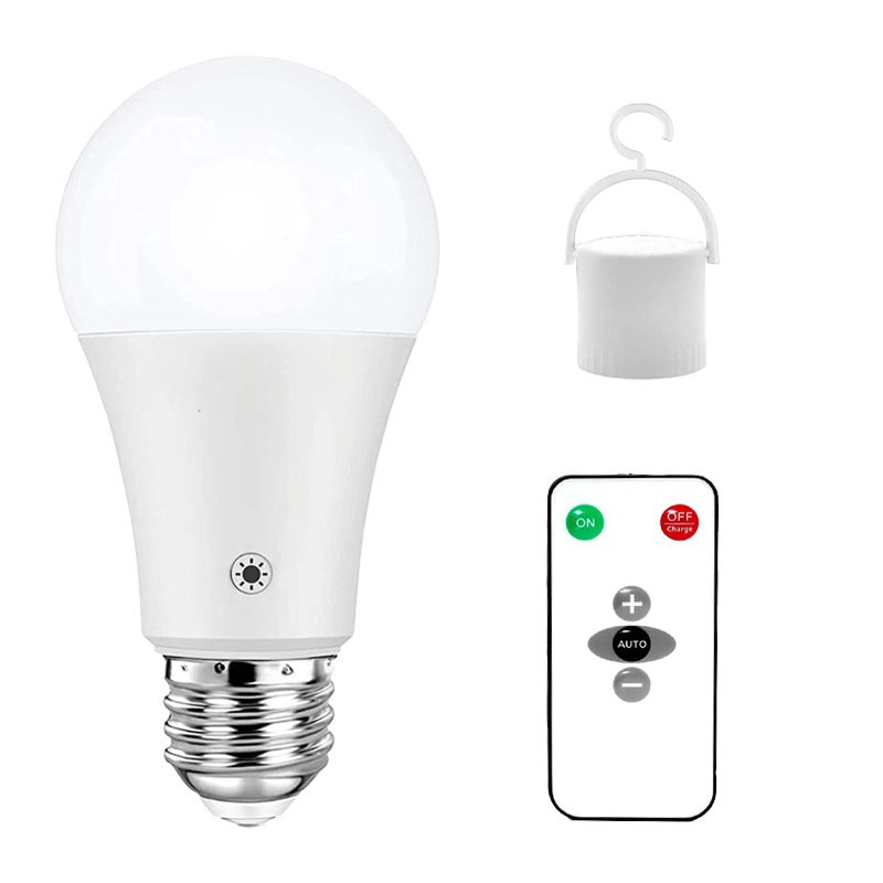 High-Capacity Rechargeable LED Sconce Bulb with Remote — Battery Wall Light Bulb — product image 1