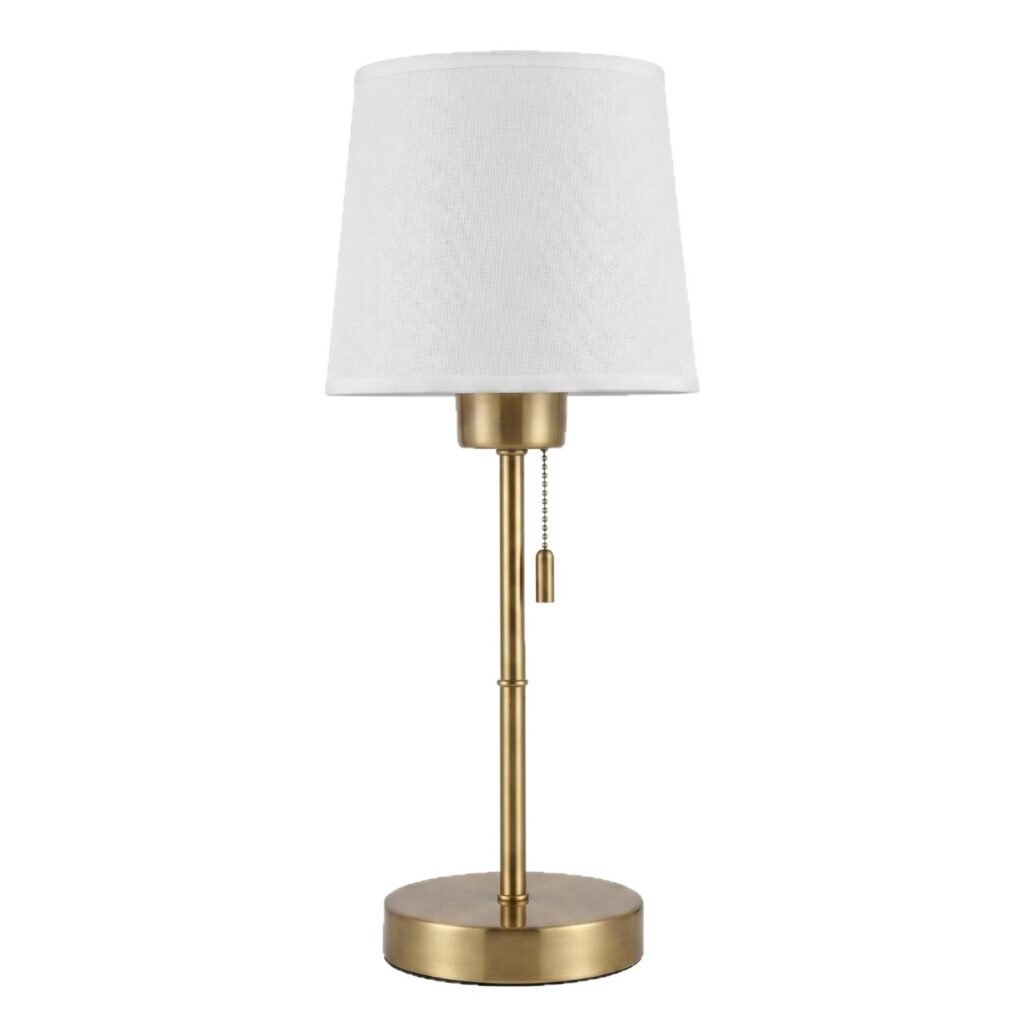 DIY Fabric Shade Pull-Cord Table Lamp — 3 Colour Temperatures, Soft Eye-Care Light — product image 5