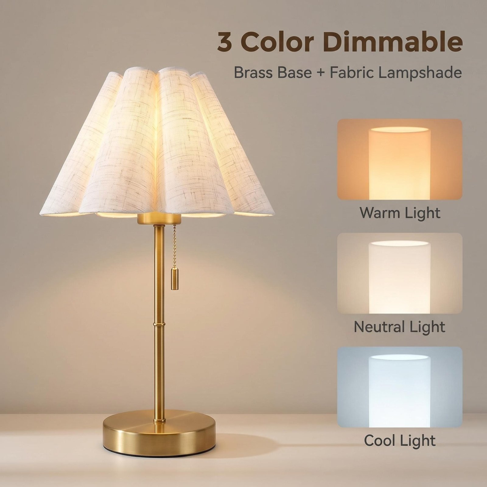 American Retro Luxury USB Rechargeable Desk Lamp — Bedside & Study Ambience Light — product image 3